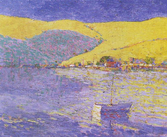 Seldon Connor Gile Boat and Yellow Hills